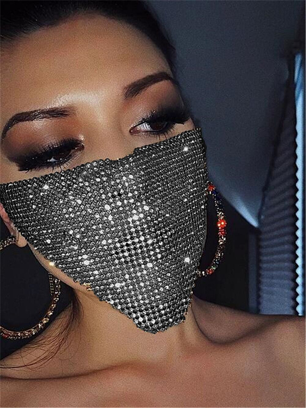 Explosive Metal Jewelry Mask
