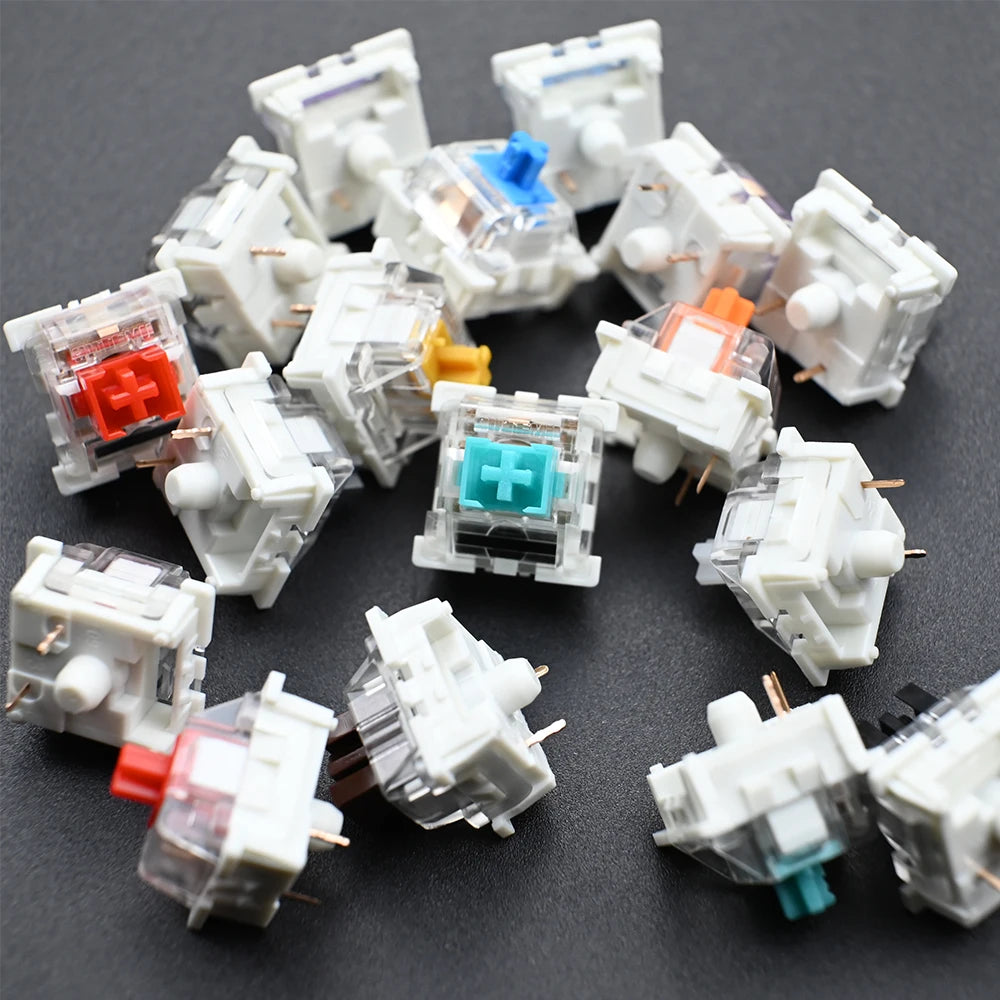 Outemu Switch Mechanical Keyboard Switch 3Pin Clicky Linear Tactile Silent Switches RGB LED SMD Gaming Compatible with MX Switch