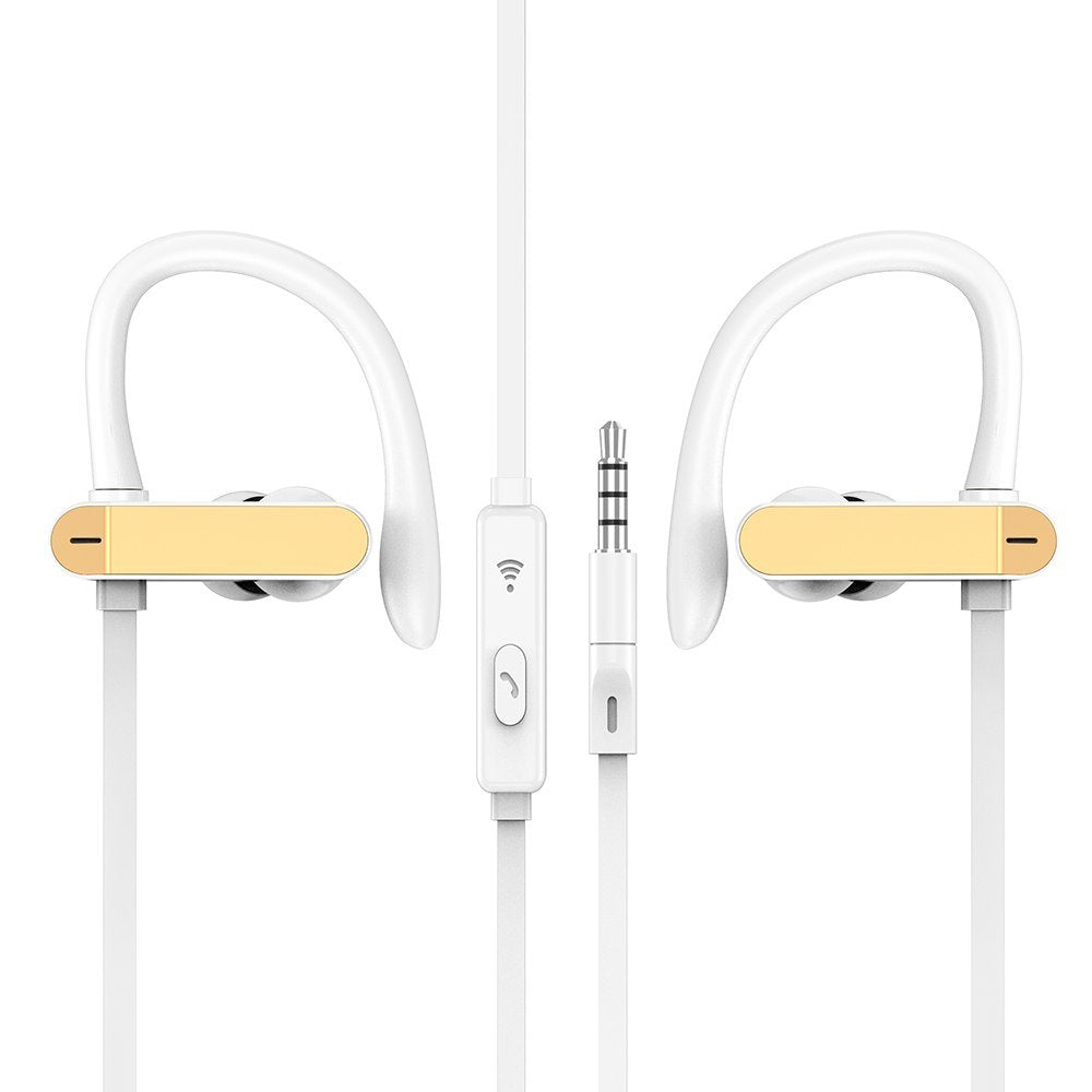Compatible With Earphone PTM TS27 Sport Running Anti Drop Headset Ear Hook Stereo Earbuds With Mic Headphone For Phone Xiaomi Universal