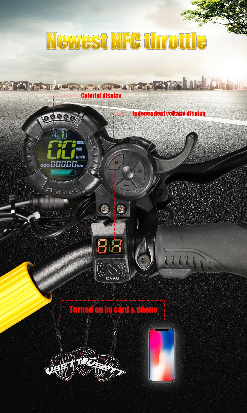 VSETT 10+ 10 Inch Off-Road Electric Scooter VSETT10+ Upgraded ZERO 10X Hoverboard Double Drive 60V 2800W Dual Motor VSSET MACURY