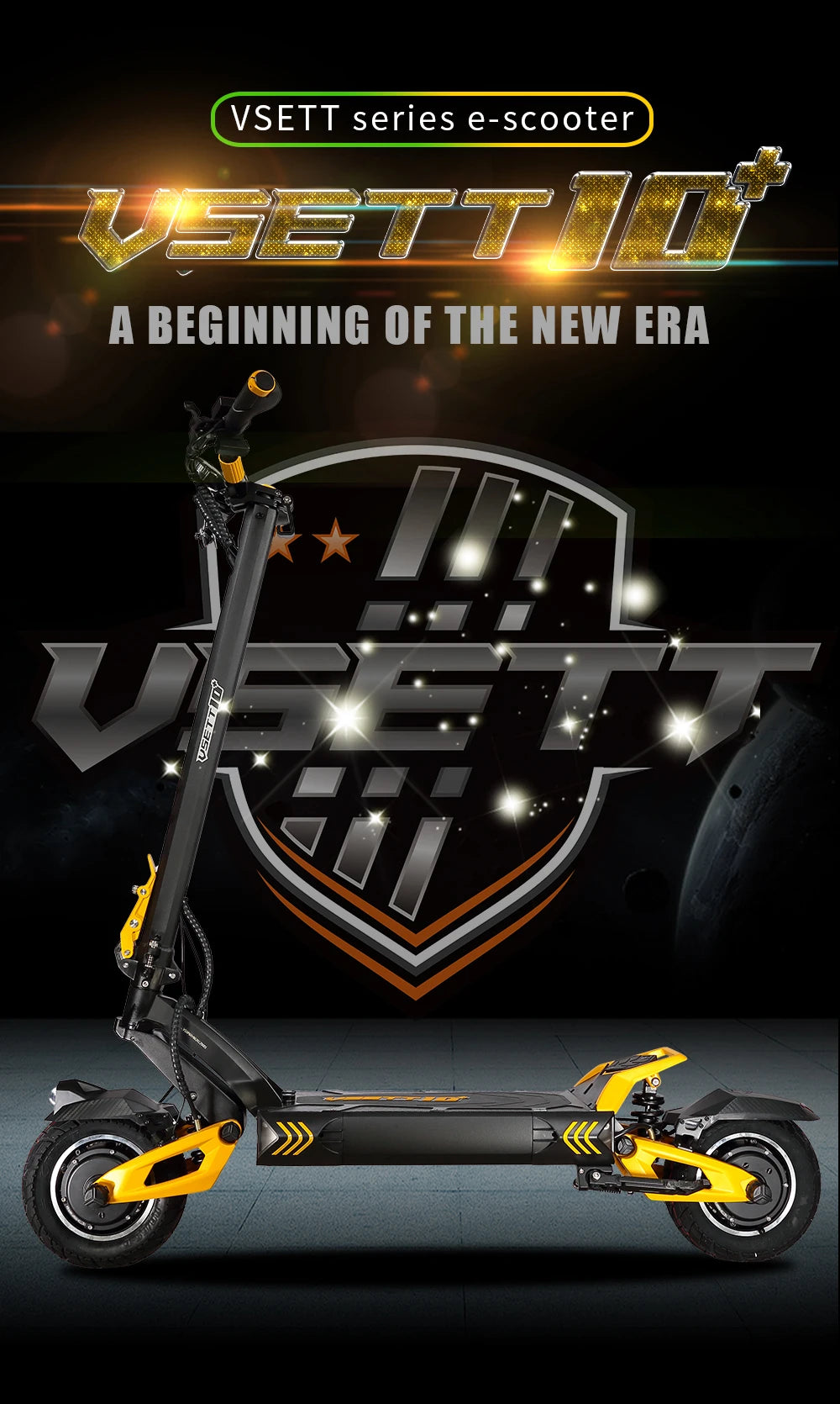 VSETT 10+ 10 Inch Off-Road Electric Scooter VSETT10+ Upgraded ZERO 10X Hoverboard Double Drive 60V 2800W Dual Motor VSSET MACURY