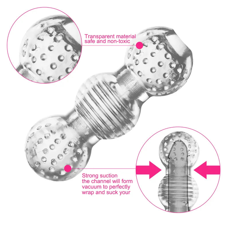Sex Toys For Men Penis Enlargement Trainer 6 Stage Male Masturbator Pocket Pussy Real Vagina Sex Machine Sexual Toy Adult