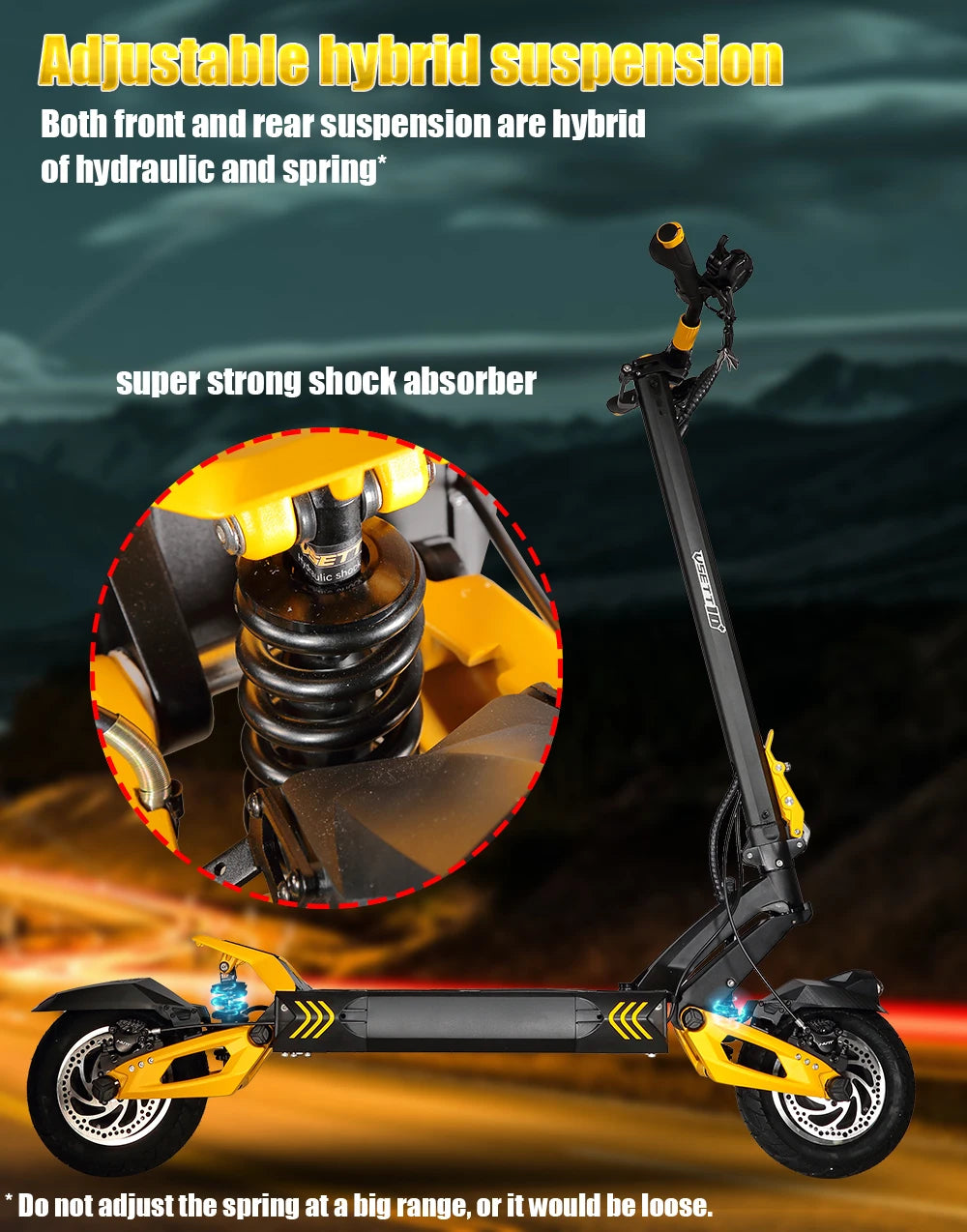 VSETT 10+ 10 Inch Off-Road Electric Scooter VSETT10+ Upgraded ZERO 10X Hoverboard Double Drive 60V 2800W Dual Motor VSSET MACURY