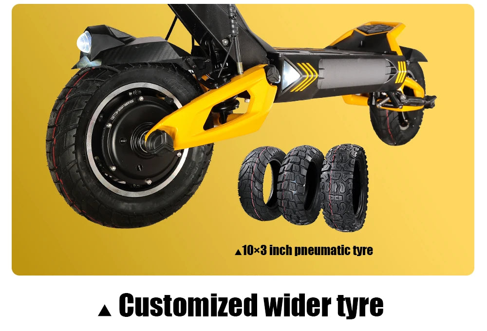 VSETT 10+ 10 Inch Off-Road Electric Scooter VSETT10+ Upgraded ZERO 10X Hoverboard Double Drive 60V 2800W Dual Motor VSSET MACURY