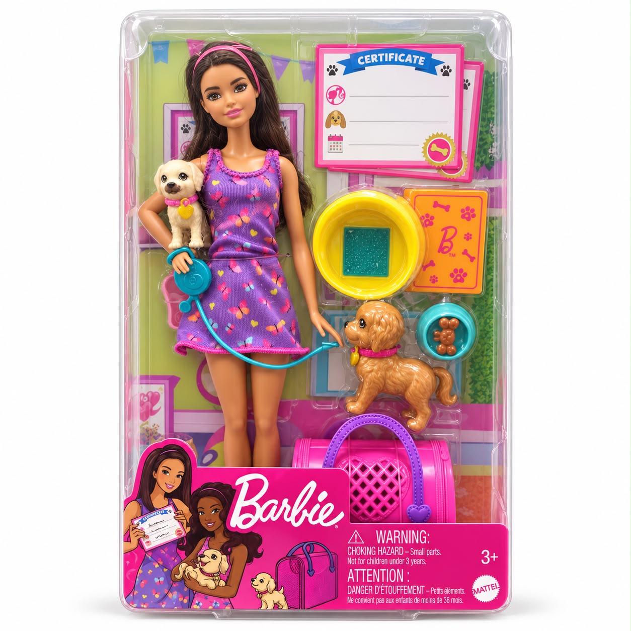 Barbie pet care playset