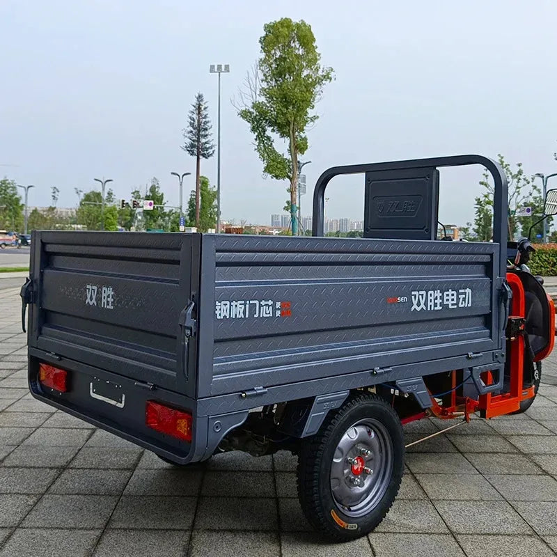 Electric tricycle with 60V and 1000W for freight transportation For adults electric load pull goods