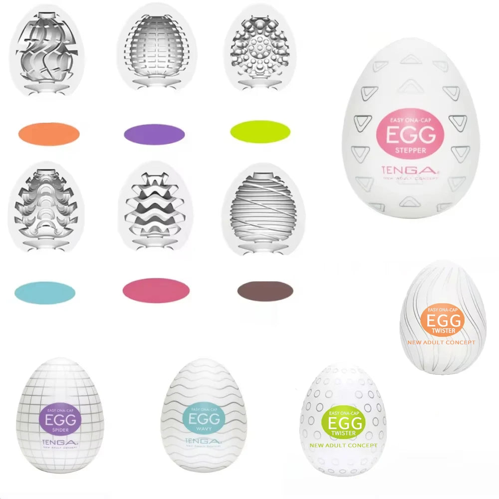 Masturbator Egg Sex Toys for Men Penis Masturbator Vagina Realistic Pussy Adult Sex Eggs Pocket Type Toy Cock Endurance Trainer