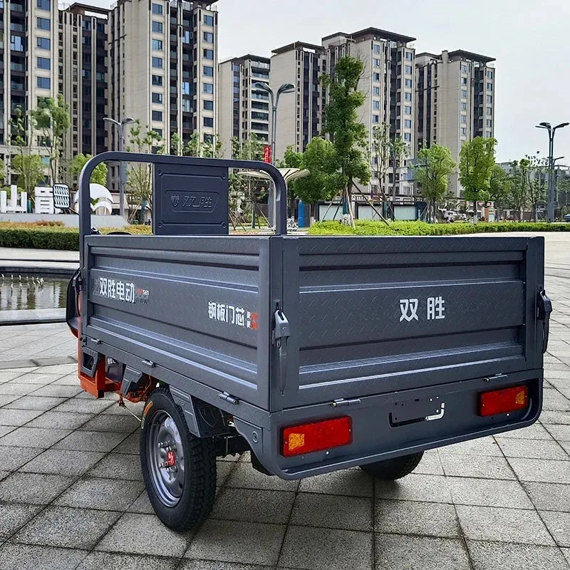 Electric tricycle with 60V and 1000W for freight transportation For adults electric load pull goods
