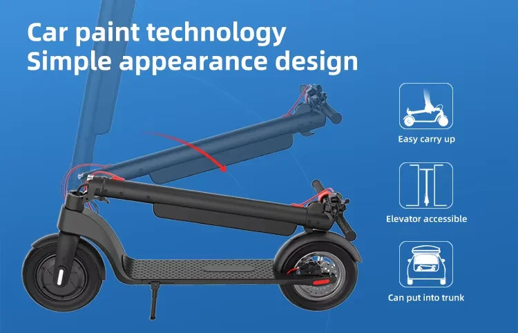 2026 X8 Electric Scooter LED Display Disc Brake Foldable Design-36V 10AH 250W Max Load 120KG Range 45KM Fast Speed 25KM Range