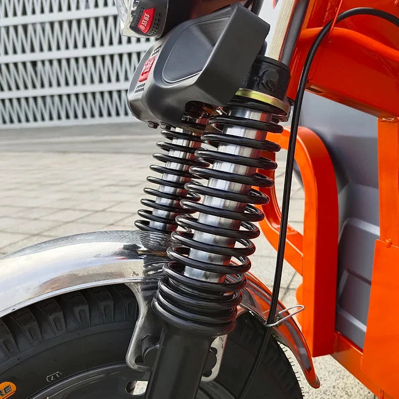 Electric tricycle with 60V and 1000W for freight transportation For adults electric load pull goods