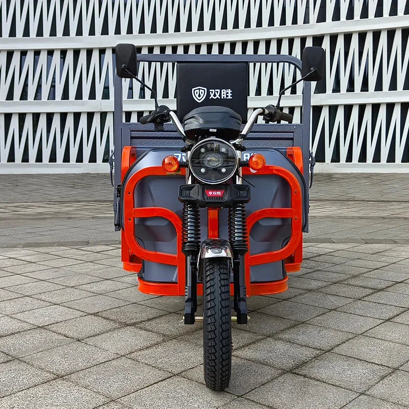 Electric tricycle with 60V and 1000W for freight transportation For adults electric load pull goods