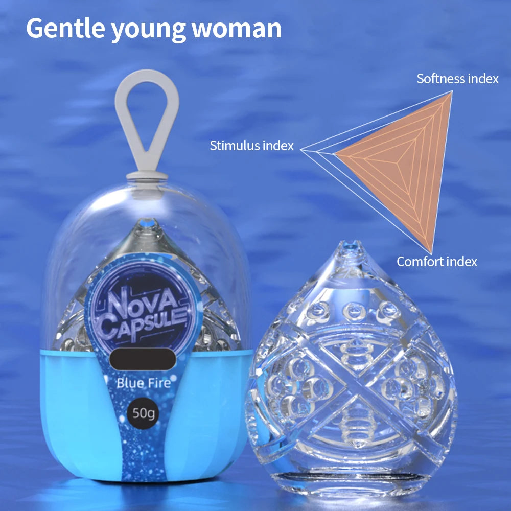 Male Masturbation Cup Vagina Egg Peni Massage Adult Toy For Men Glans Exercise Blowjob Toy Stretchy Silicone Sex Toys For Men