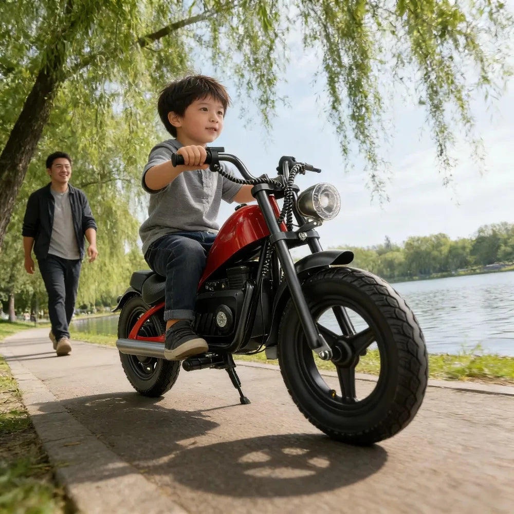 48V Electric Dirt Bike for Kids, Powerful Off-Road Youth E-Bike with Long Range Battery for Outdoor Sports & Adventure
