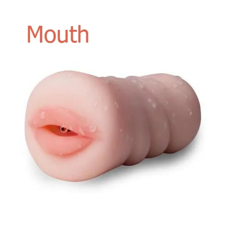 Realistic Male Masturbator Sex Toy - Oral Anal Ass Simulation Adult Game for Men Vagina Pussy Masturbation Cup Erotic Products