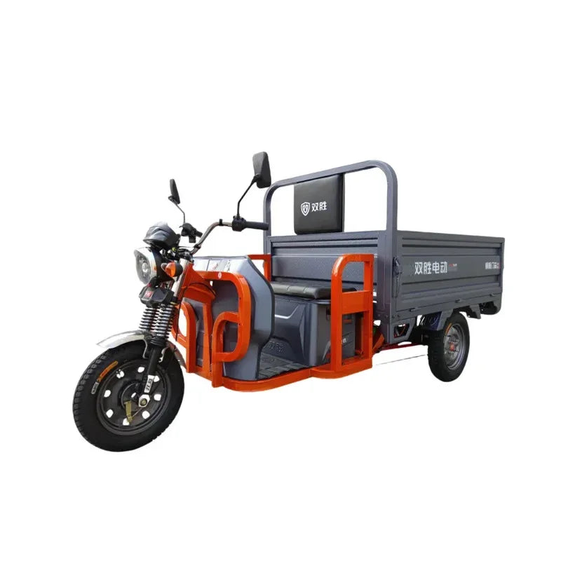 Electric tricycle with 60V and 1000W for freight transportation For adults electric load pull goods