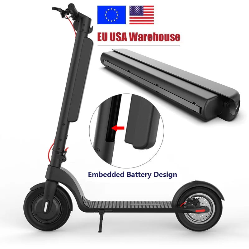 2026 X8 Electric Scooter LED Display Disc Brake Foldable Design-36V 10AH 250W Max Load 120KG Range 45KM Fast Speed 25KM Range