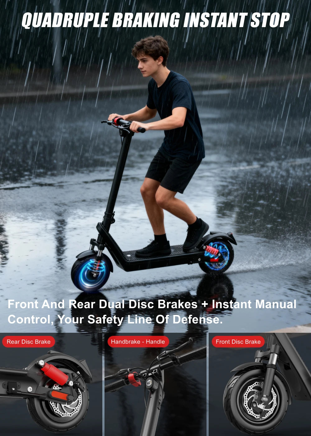 HX X9B electric scooter 1000W 20AH 40KM/H Electric kick scooters damping e scooter adults Folding escooter City Escooter