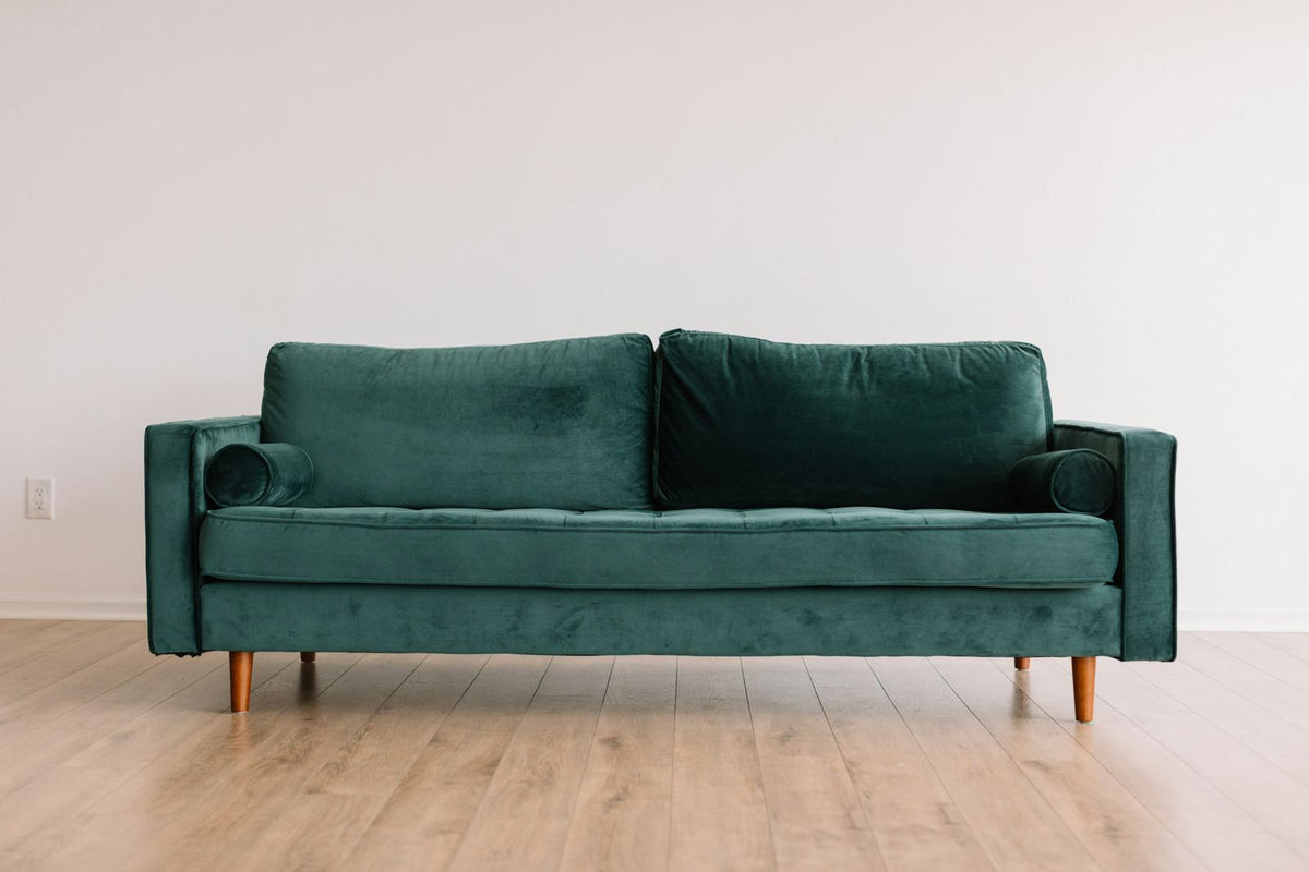 Modern Velvet Upholstered Sofa