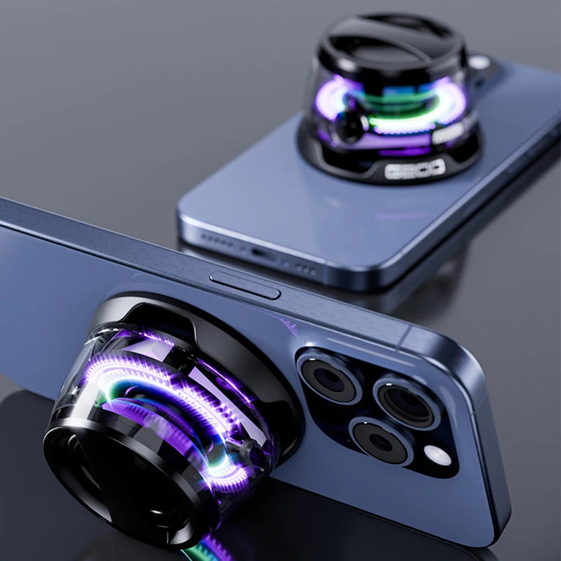 G200 Bluetooth Magnetic Speaker Portable Pocket Mini Light-Emitting Speakers Phone Stand Speakers Room Decorations Birthday Gift