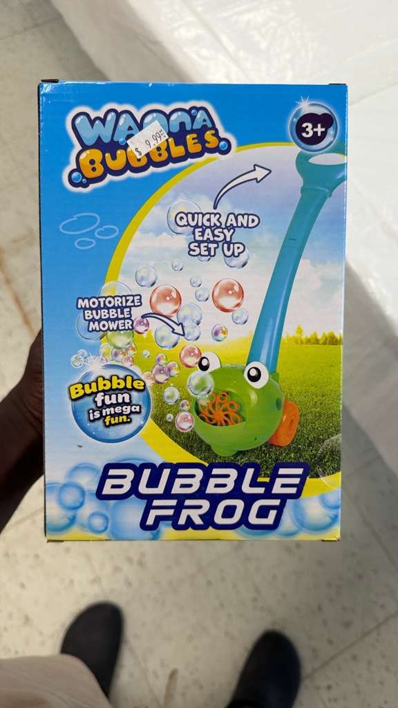 Electric Bubble Frog Toy