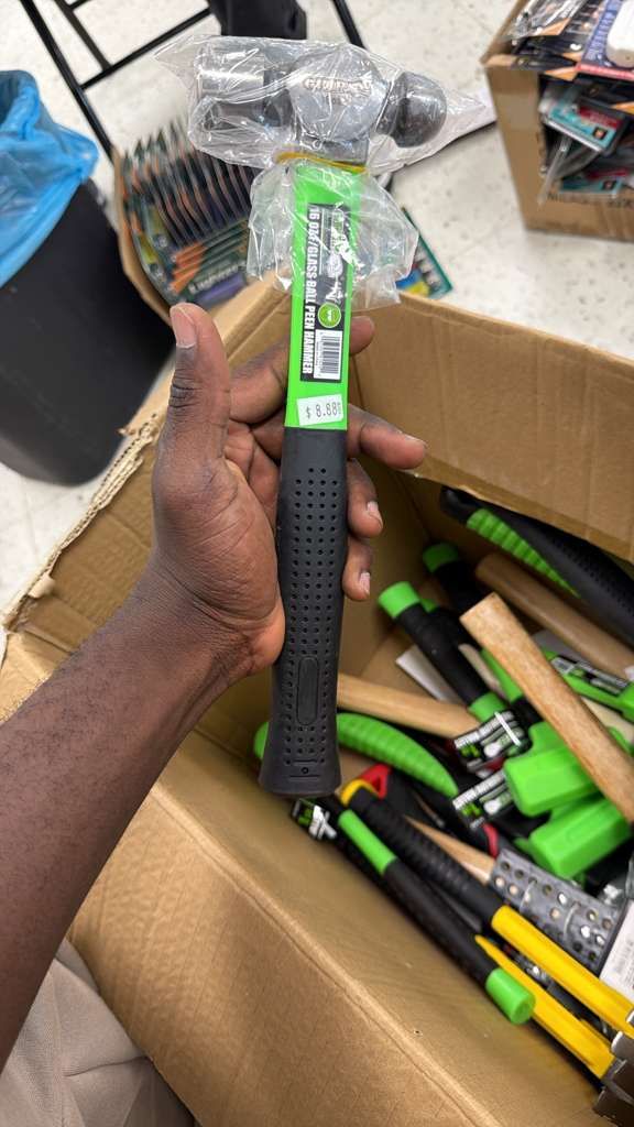 15-Inch Fiberglass Ball Peen Hammer