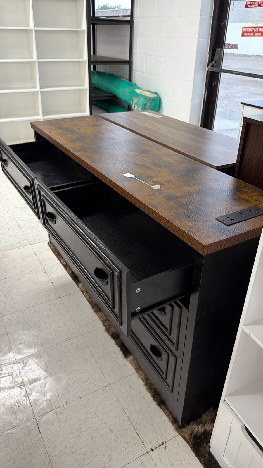 Rustic Wood Storage Cabinet