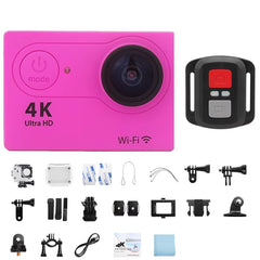 Ultra HD 4K Action Camera 720P/30FPS Wifi Underwater Cameras Waterproof Helmet Bicycle Video Recording Cameras Outdoor Sport Cam