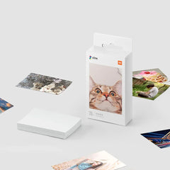 Xiaomi Original Pocket Printer Paper ZINK Self-Adhesive Photo Print Sheets for Xiaomi 3-Inch Mini Pocket Photo Printer Only Pape