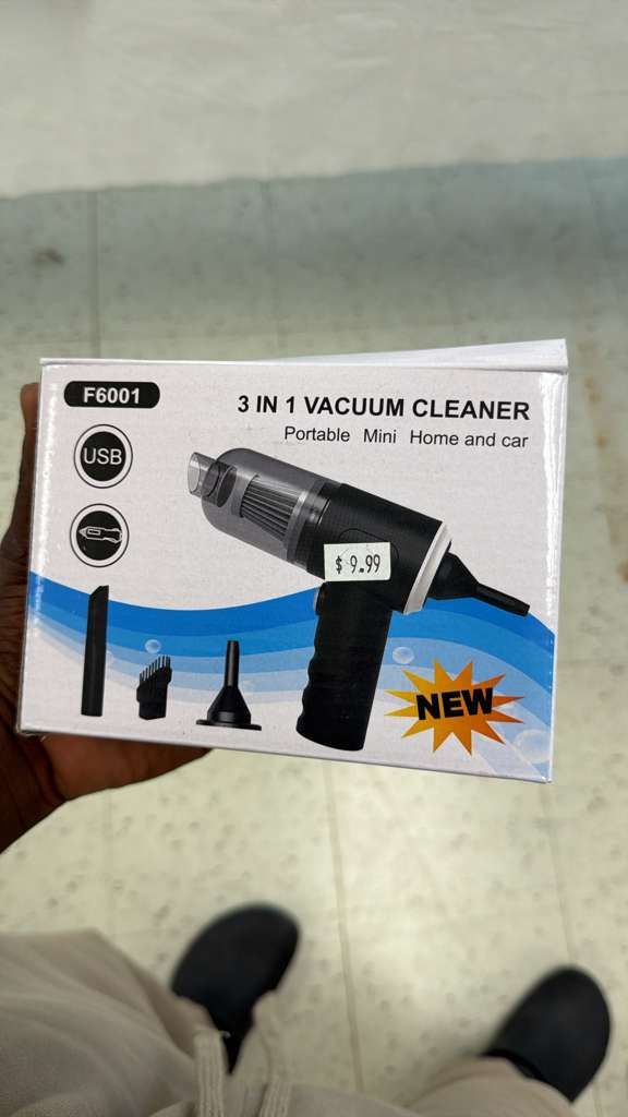 3-in-1 Portable Mini Vacuum Cleaner