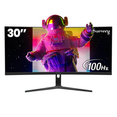 30" Ultrawide Curved Computer Monitor, 100Hz WFHD (2560X1080), 1500R, 99 Srgb, HDMI/DP, Black