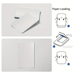 Photo Paper 2X3 Inch Sticky-Backed Photo Paper for HPRT MT53 Pocket Photo Printer