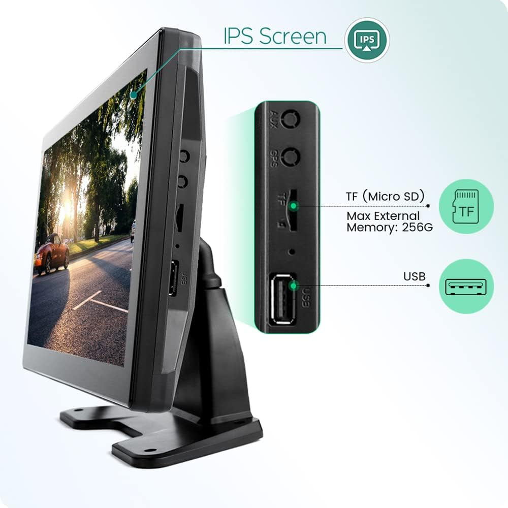 Car Backup Cameras System with 4K 10.36