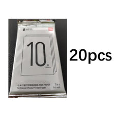 Xiaomi Original Pocket Printer Paper ZINK Self-Adhesive Photo Print Sheets for Xiaomi 3-Inch Mini Pocket Photo Printer Only Pape