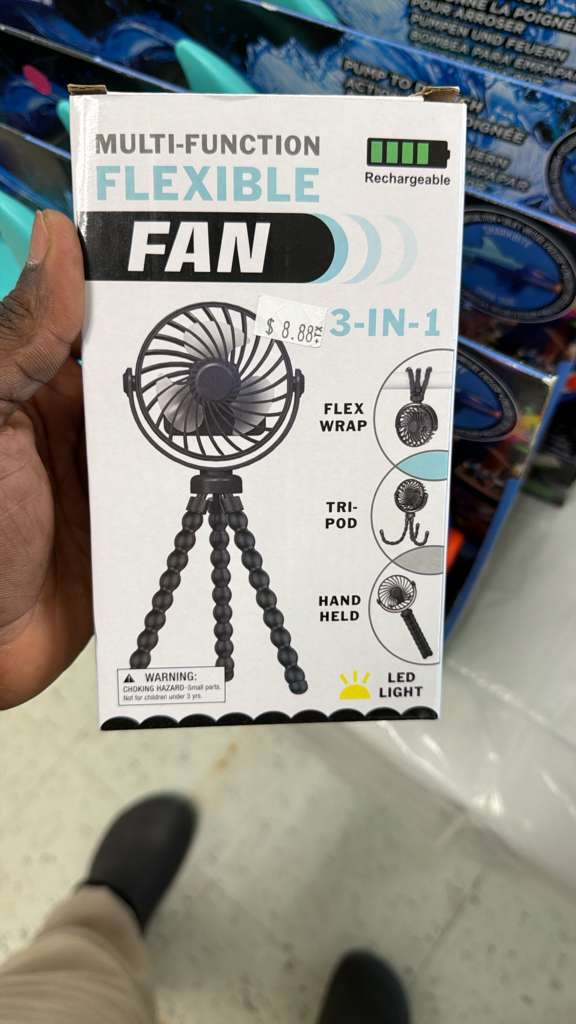 Rechargeable Multi-Function Flexible Fan