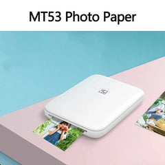 Photo Paper 2X3 Inch Sticky-Backed Photo Paper for HPRT MT53 Pocket Photo Printer