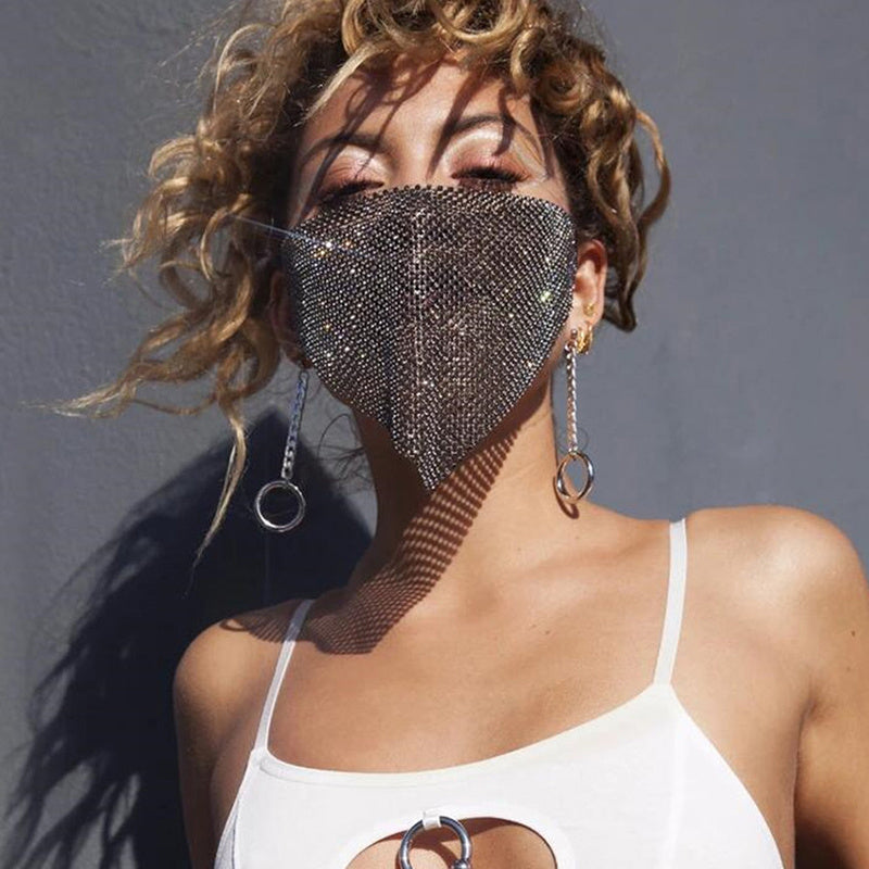 Explosive Metal  Jewelry Mask