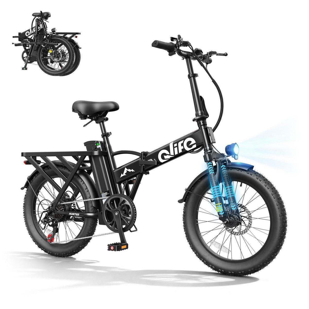 Qlife HUNTER Electric Bike — Folding