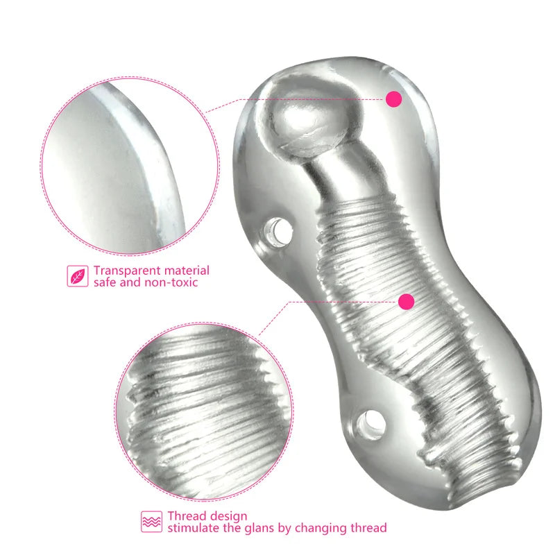 Sex Toys For Men Penis Enlargement Trainer 6 Stage Male Masturbator Pocket Pussy Real Vagina Sex Machine Sexual Toy Adult