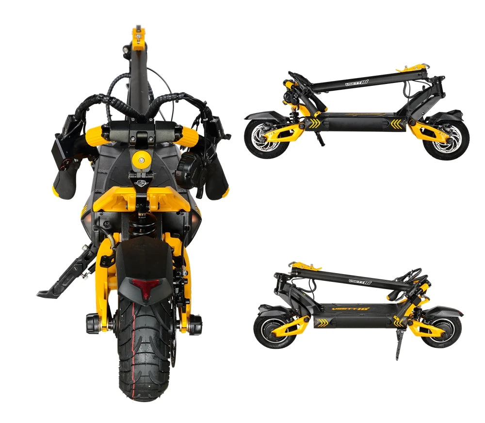 VSETT 10+ 10 Inch Off-Road Electric Scooter VSETT10+ Upgraded ZERO 10X Hoverboard Double Drive 60V 2800W Dual Motor VSSET MACURY