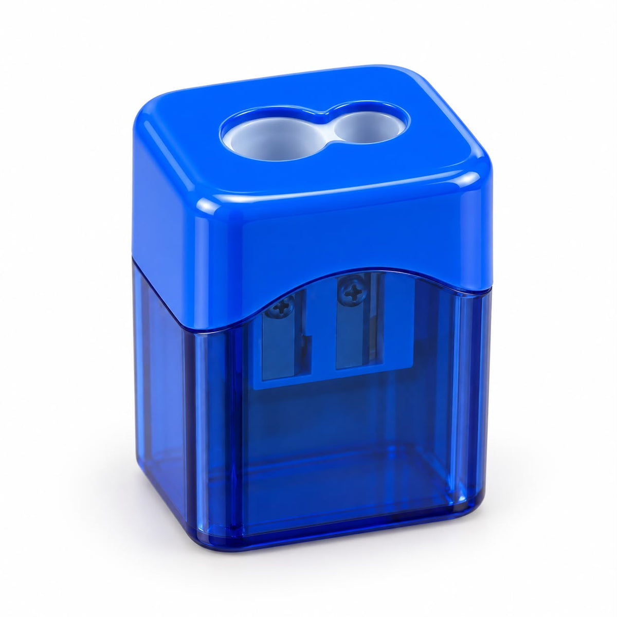 dual-hole manual pencil sharpener
