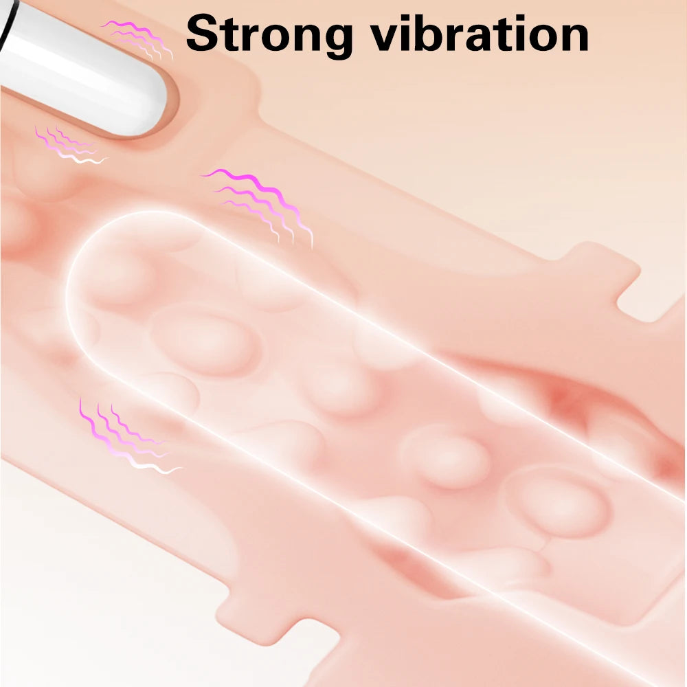 Adult Sex Toy For Men Male Masturbator Penis Trainer Men's Masturbation Cup Simulation Texture Vagina Machine With Vibration