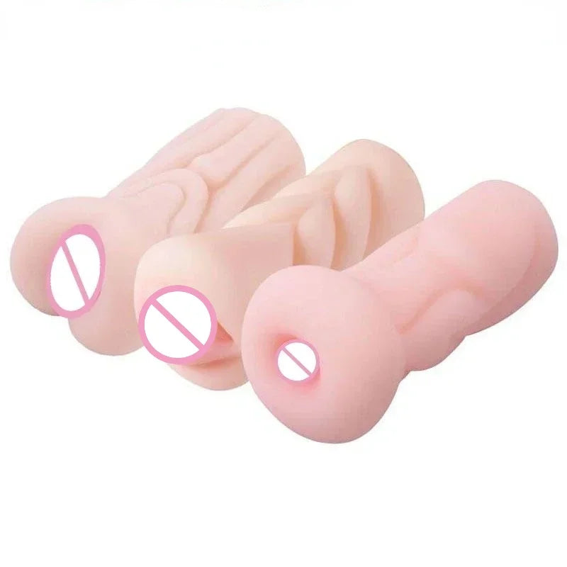 Realistic Male Masturbator Sex Toy - Oral Anal Ass Simulation Adult Game for Men Vagina Pussy Masturbation Cup Erotic Products
