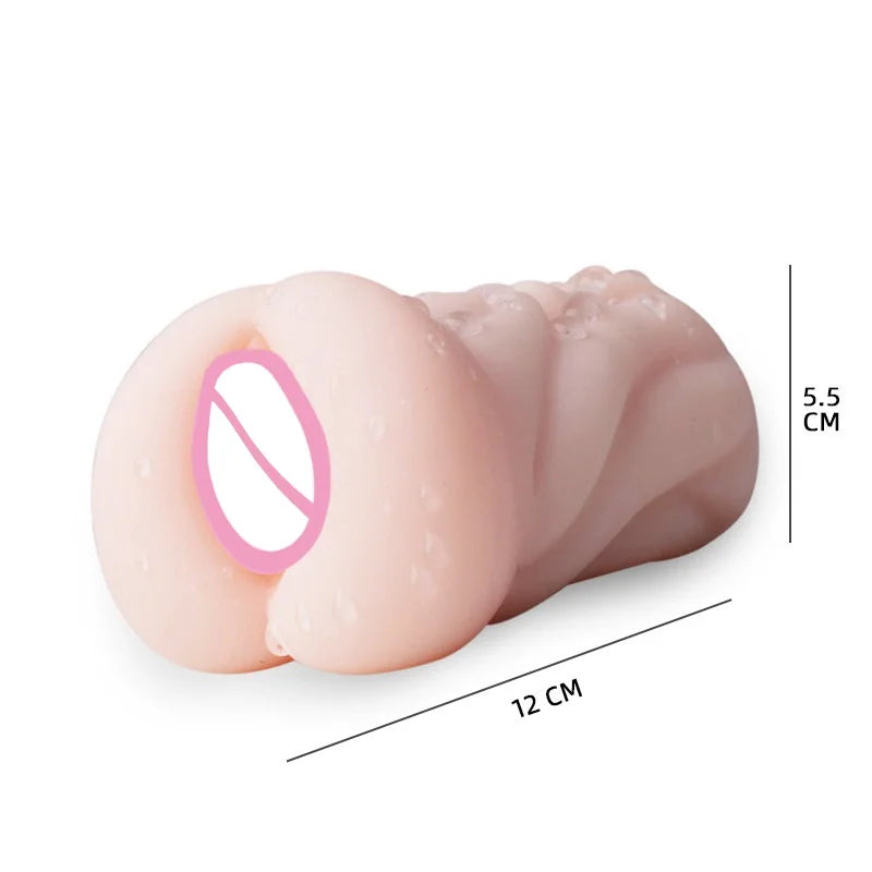 Realistic Male Masturbator Sex Toy - Oral Anal Ass Simulation Adult Game for Men Vagina Pussy Masturbation Cup Erotic Products