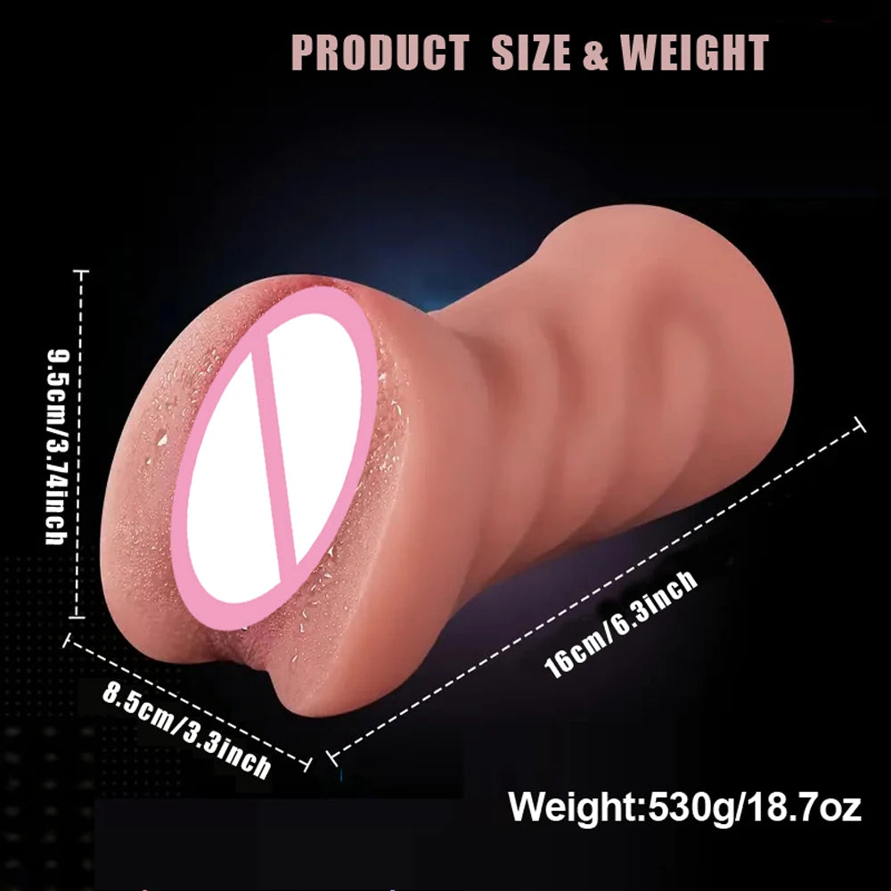 Male Sex Toys Male Masturbator for Men Adult Toy Pocket Men Stroker with Realistic Deep Vagina Portable Lifelike Masturbation