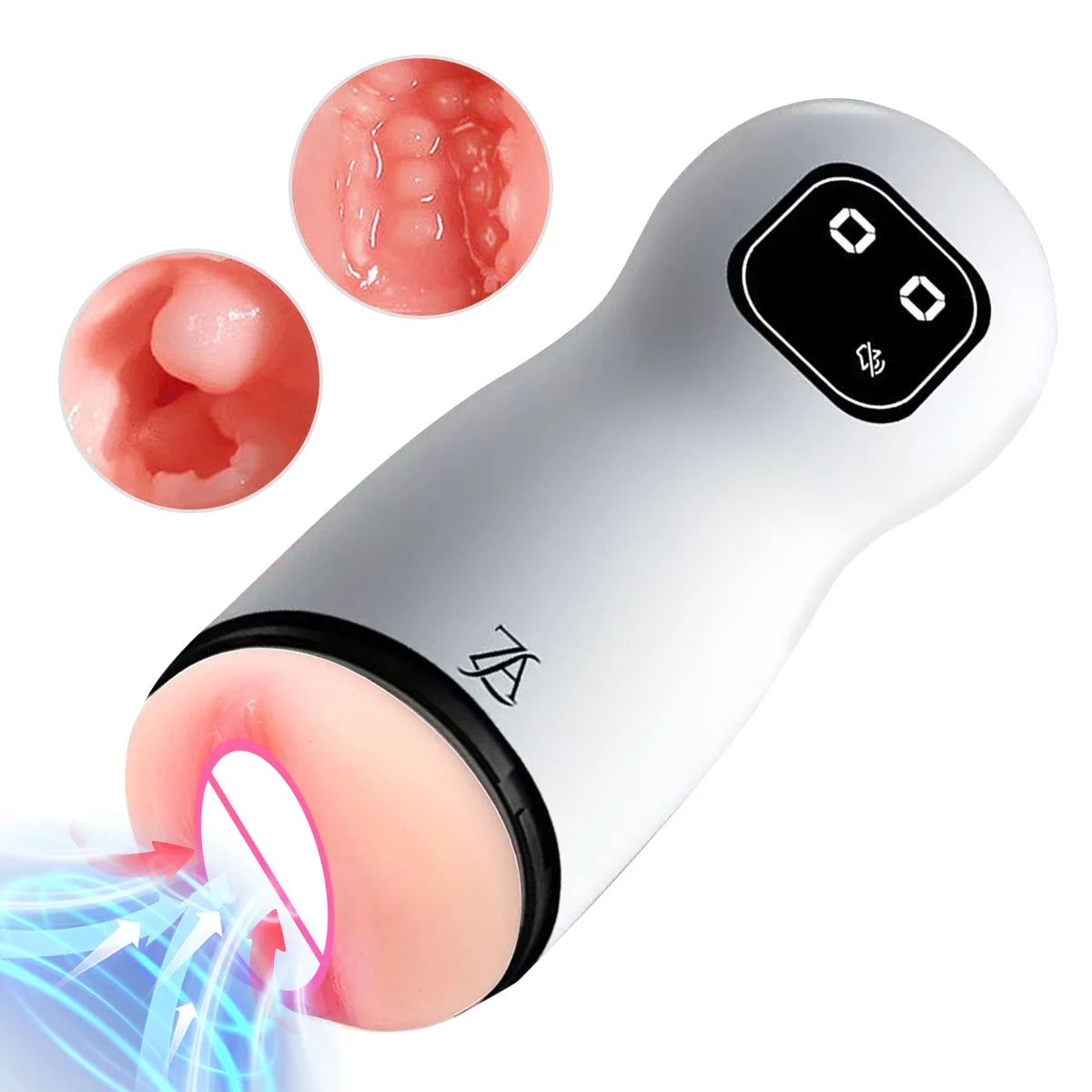 Adult Sex Toy For Men Male Masturbator Penis Trainer Suction Cup Men's Masturbation Cup Simulation Texture Vagina Machine