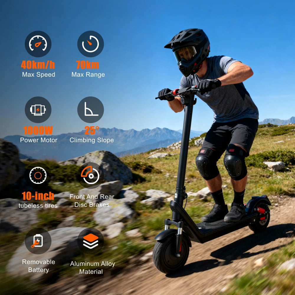 HX X9B electric scooter 1000W 20AH 40KM/H Electric kick scooters damping e scooter adults Folding escooter City Escooter