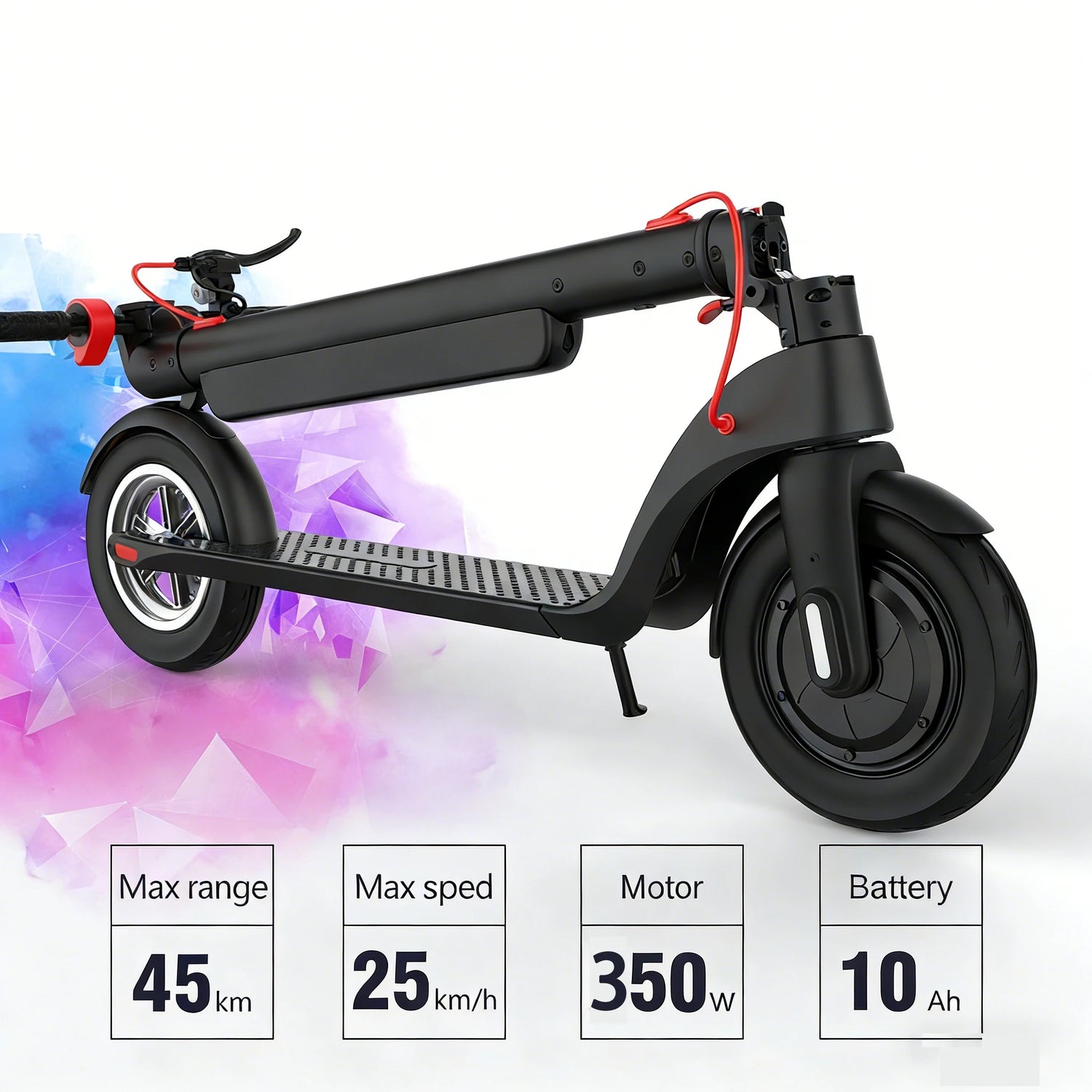 2026 X8 Electric Scooter LED Display Disc Brake Foldable Design-36V 10AH 250W Max Load 120KG Range 45KM Fast Speed 25KM Range