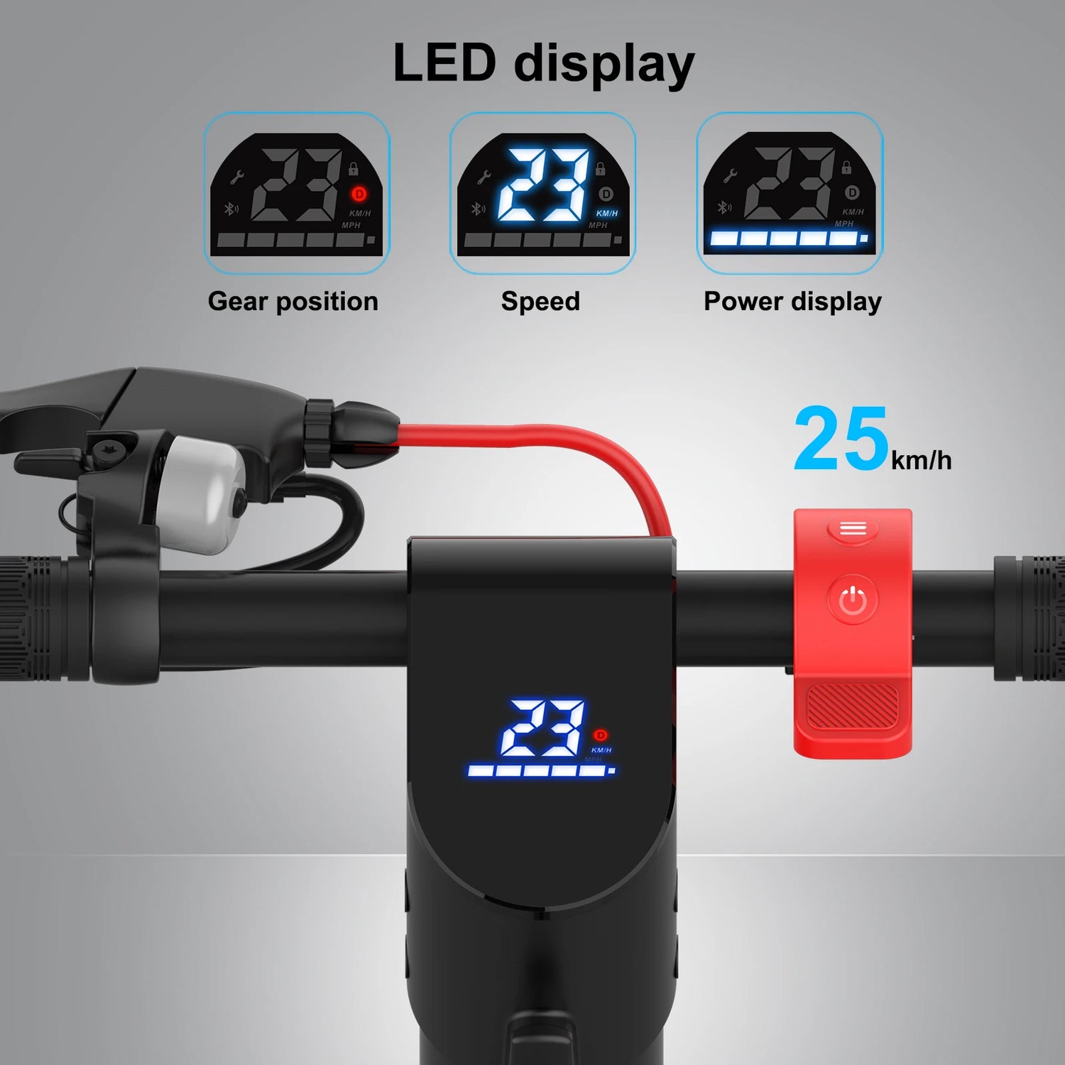 2026 X8 Electric Scooter LED Display Disc Brake Foldable Design-36V 10AH 250W Max Load 120KG Range 45KM Fast Speed 25KM Range