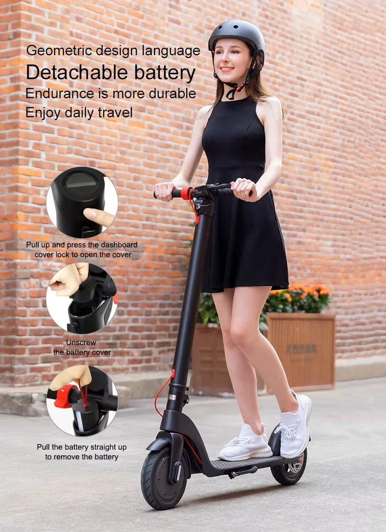 2026 X8 Electric Scooter LED Display Disc Brake Foldable Design-36V 10AH 250W Max Load 120KG Range 45KM Fast Speed 25KM Range