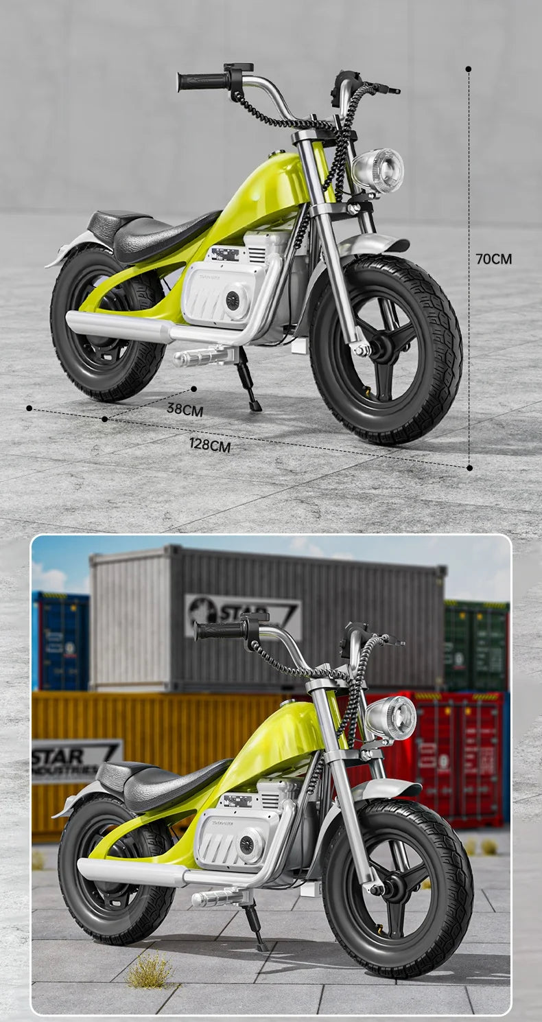 48V Electric Dirt Bike for Kids, Powerful Off-Road Youth E-Bike with Long Range Battery for Outdoor Sports & Adventure
